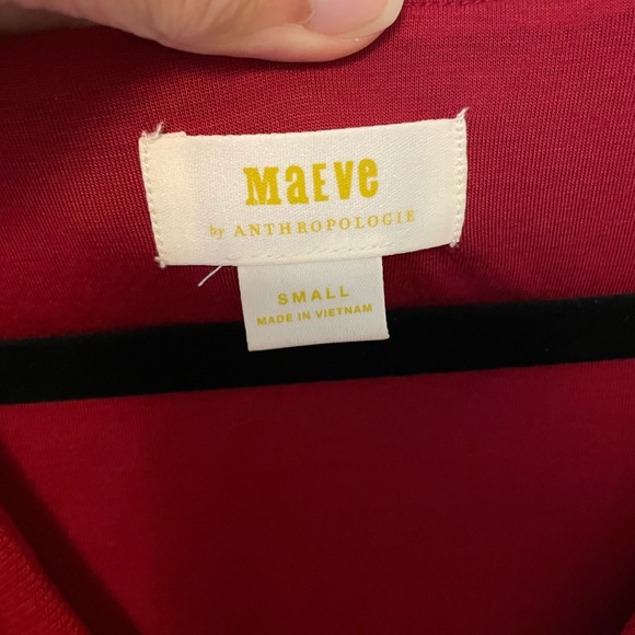 MAEVE | Anthropologie Lincoln Center Midi Dress in Red, Size Small - Picture 7 of 9